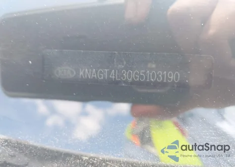 2016 Kia Optima Lx из США, поврежденный, VIN KNAGT4L30G5103190